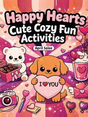 💕 HAPPY HEARTS Coloring & Activity Book — Spread the Love, One Page at a Time!